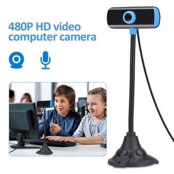 

USB HD Webcam 640x480p 360 Degree Rotation Camera High-Resolution Pixel For Laptop Desktop PC Hot Sale Webcam
