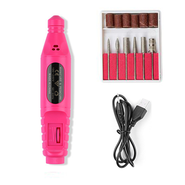 Pro Electric Nail Drill Machine 25000RPM Pedicure Machine Set Electric Manicure Drills Accessory Pedicure Kit Nail Tools