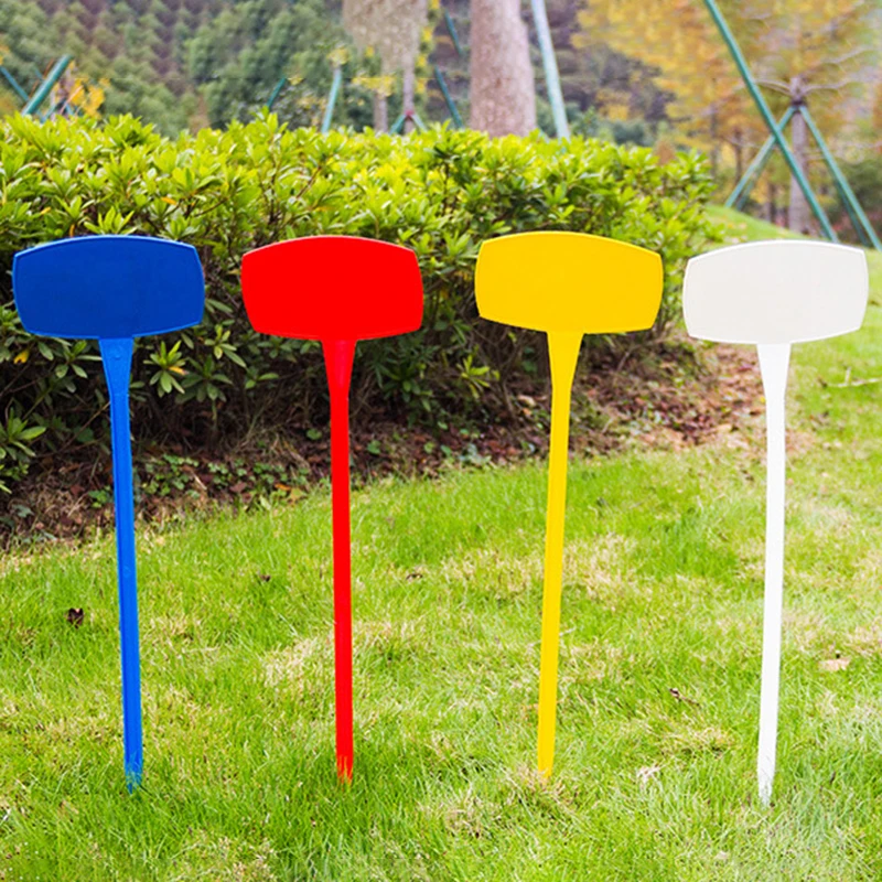 50X Gardening Plastic Label Set Bonsai Plant Flower Nursery Tag Seedling Marker