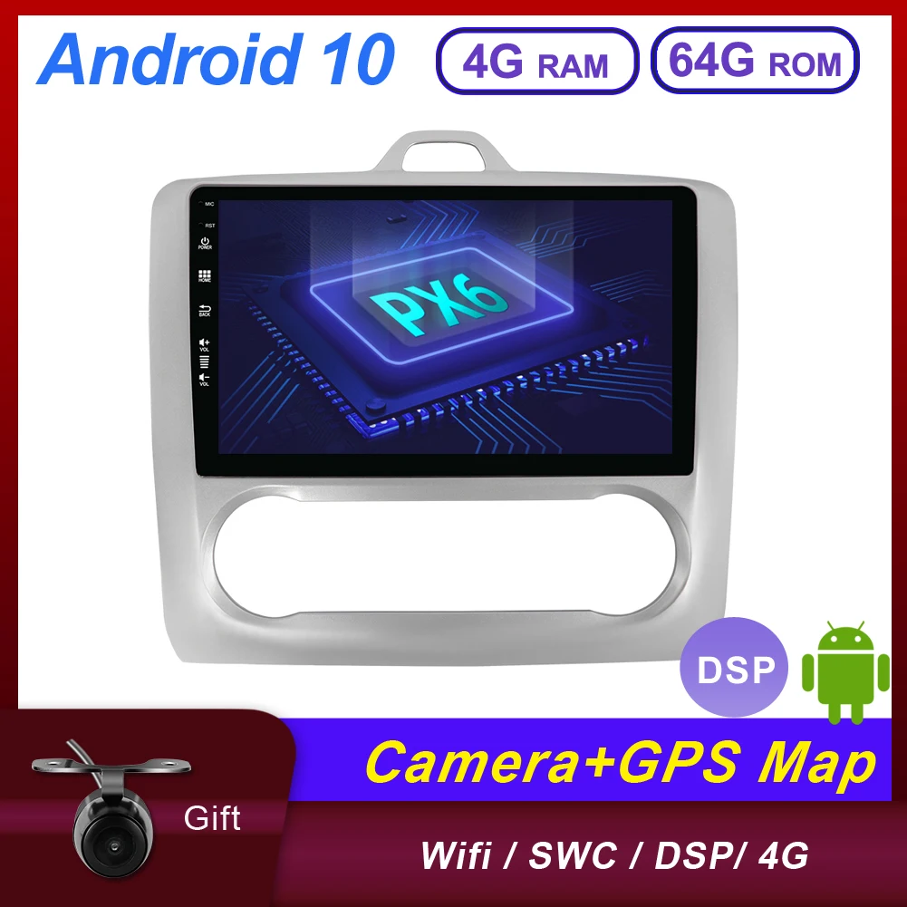 PROD 4000145177780 9inch Screen Car Radio Audio Multimedia Player
forFord For Focus 2006 2007 2008 2009 2010 2011 Android 10.0 RAM 4G ROM
64G