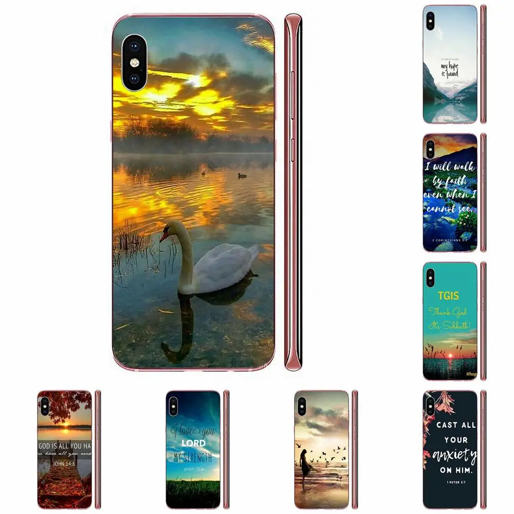 Мягкий ТПУ чехол для телефона Lake Sunset Bible Verse HTC U11 Life Capa Plus U 11 U12 Life|Бамперы| |