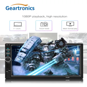 

2din Car Radio GPS Navigation Camera 7'' Touch Screen Bluetooth Autoradio Multimedia MP5 Player 7018G Audio Stereo