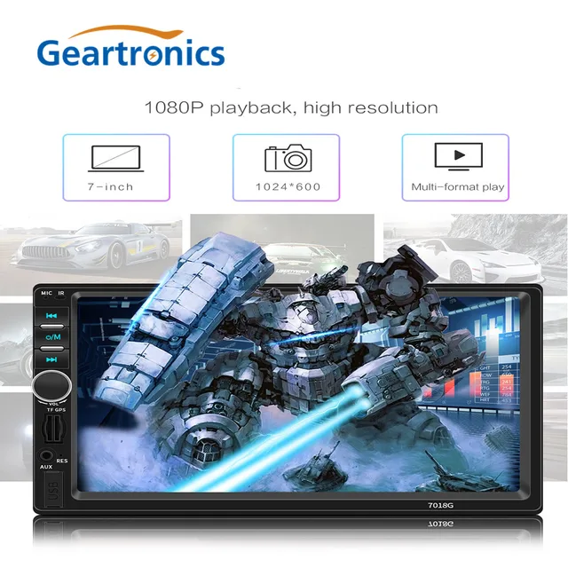 $US $53.99 2din Car Radio GPS Navigation Camera 7'' Touch Screen Bluetooth Autoradio Multimedia MP5 Player 701