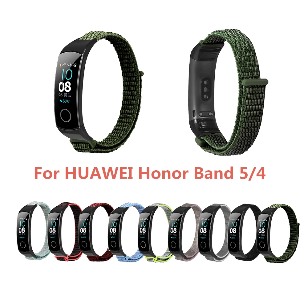 Для huawei Honor 4 браслет Мода петля назад нейлон материал для женщин и мужчин сменные часы ремешок для huawei Honor 5 ремешок