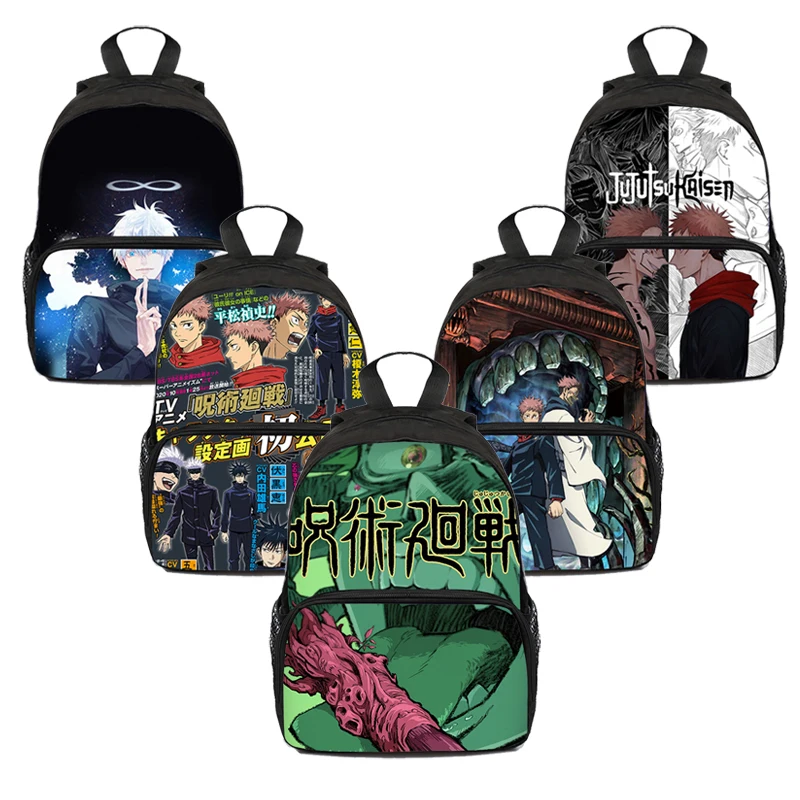 

Japan Jujutsu Kaisen Backpack 3D Printed Cool Custom Boys Girls Children Anime Pattern SchoolBag Casual Student Bookbag Mochila