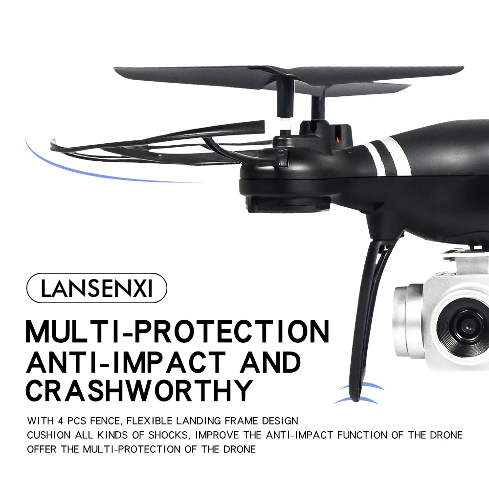 Квадрокоптер с камерой LF608 Радиоуправляемый 2 4 ГГц Wi Fi FPV|Радиоуправляемые