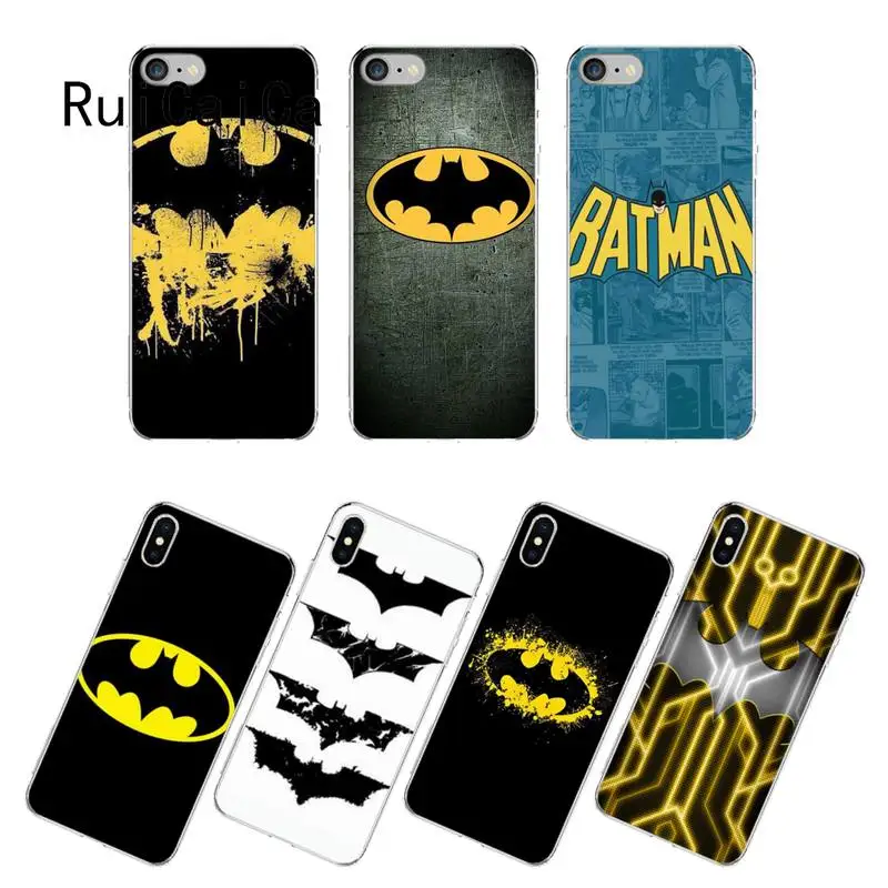 Чехол для телефона RuiCaiCa Batman iPhone 12 8 7 6 6S Plus X XS MAX 5 5S SE XR 11 pro promax|Бамперы| |