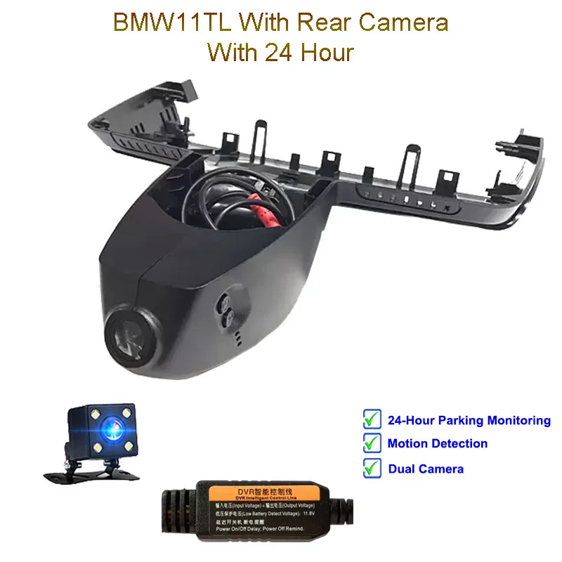 Jabriel Hidden wifi 1080P Dash cam Car Camera car dvr for BMW X5 G05 F15 e70 e53 android accessories - Название цвета: BMW11 Tow Cam Line
