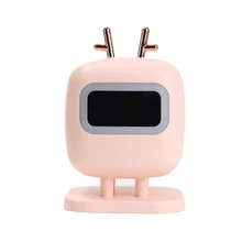 Ночная лампа будильник светодиодный дисплей многофункциональные часы прикроватные детские многофункциональные часы для сна