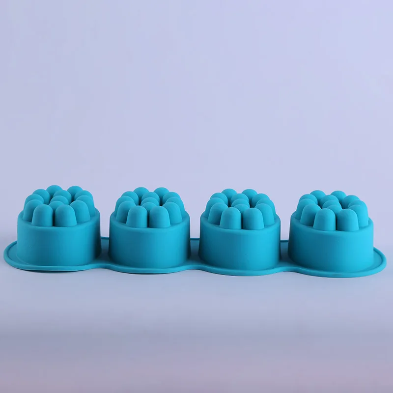 PRZY PR378, массажная форма для мыла, силиконовая форма, 4 полости, для самостоятельного изготовления мыла, форма эллипса, массажная форма, полимерная глина, формы