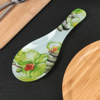 

Stand for a spoon "Green Orchid", 23x8 cm