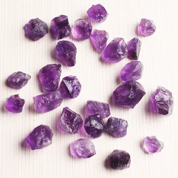 

Anju Natural Crystal Raw Stone Amethyst Ore Bead Material Small Particle Energy Stone Essential Oil Aromatherapy Expanding Stone