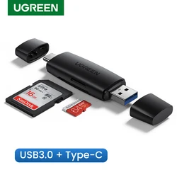 UGREEN – lecteur de carte SD/USB 3.0/type c, adaptateur pour ordinateur portable, téléphone, OTG 