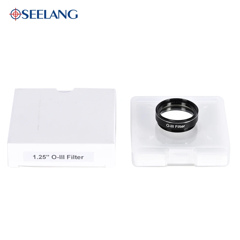 OSEELANG 1.25" 18nm O-III Filter Cuts Light Pollution for Astronomy Telescope Eyepiece 1.25 inch OIII Filter OSL-242 5