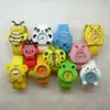 Digital Slap Watch Cute Frog Slap Watches Cute 3D Cartoon Animal  for Boys Girls Gifts Kids Green Quartz Wrist Watches Clock 1