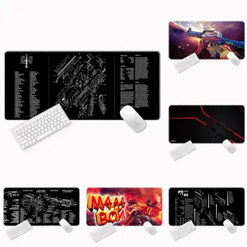 

Ar-15 AK47 Oversized Mouse Pad Gun Cleaning Mat Gaming Desk Pad Mousepad Customization 300*8000*2mm for Gamer