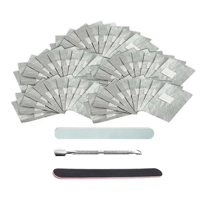 Разгрузка жестяная Фольга для ногтей набор полировки полосы матовый педикюр Маникюрный Инструмент