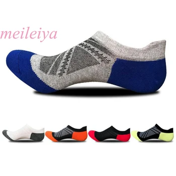 

5 pairs / bag MEI LEI YA Men's Socks Thin Netted Dark Flower Duck Tongue Casual Socks Breathable Comfort Couple Socks