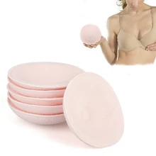Protège sein anti débordement en coton doux et lavable,lot de 6 pièces réutilisables et absorbantes, accessoire d'allaitement post partum,