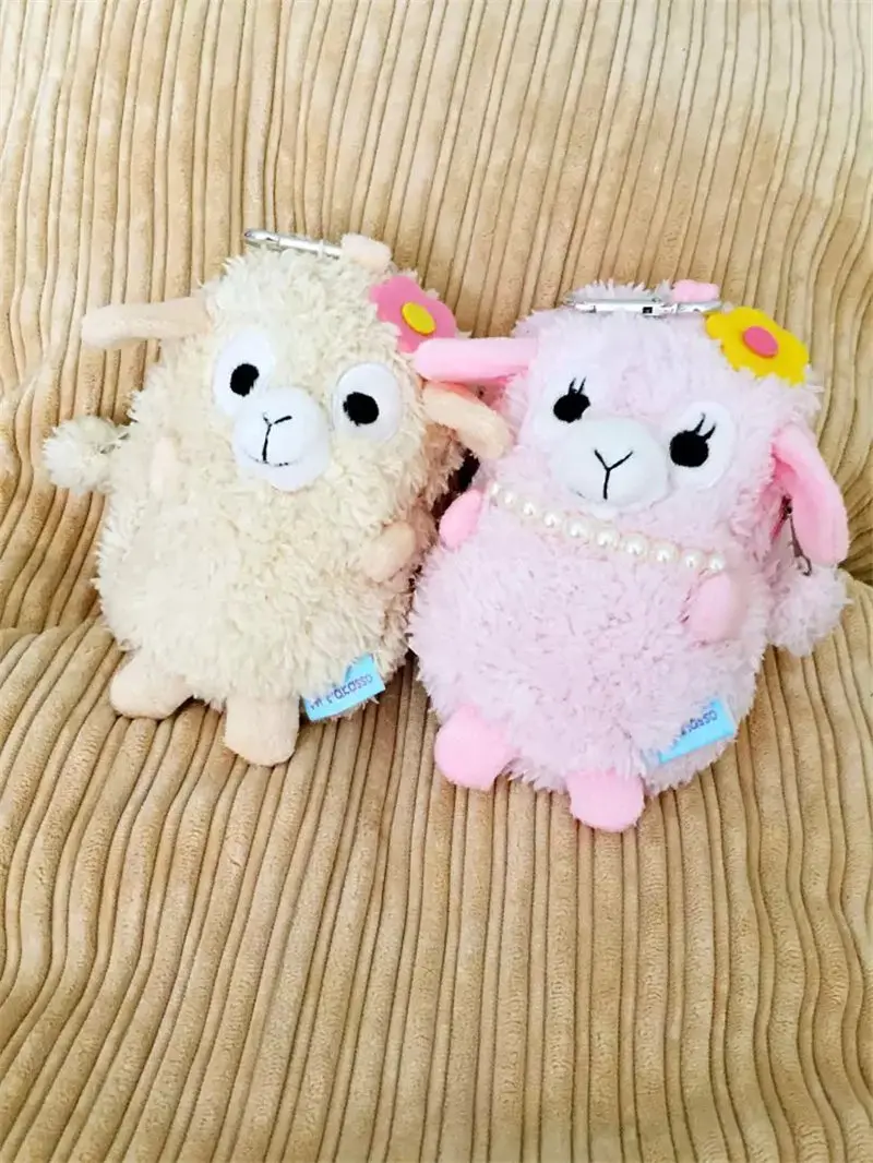 Альпака мини кошелек для ключей монетки случай дамская сумочка на застежке чехол Мягкие куклы плюшевые игрушки