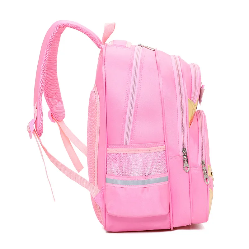 

New Style School Bag GIRL'S 2-6 Grade Young STUDENT'S Burden Relieving Spine-Backpack Backpack a Grant from