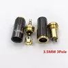 2 шт. 3,5 мм аудиоразъем 3,5 мм 3 / 4 полюса Мужской/гнездовой разъем для DIY Repair наушники адаптер Диаметр 8 мм разъем ► Фото 3/6