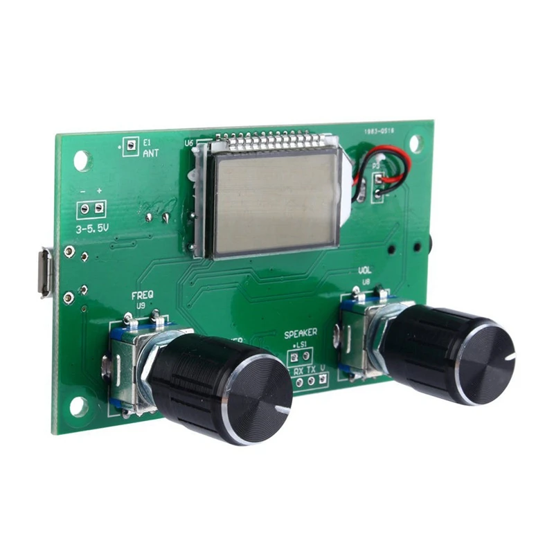 

DSP & PLL Digital Stereo FM Radio Receiver Module 87-108MHz Serial Control +Case