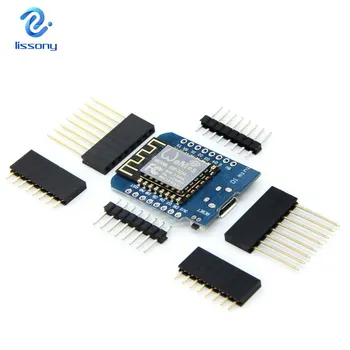 

1PCS D1 mini - Mini NodeMcu 4M bytes Lua WIFI Internet of Things development board based ESP8266 by WeMos