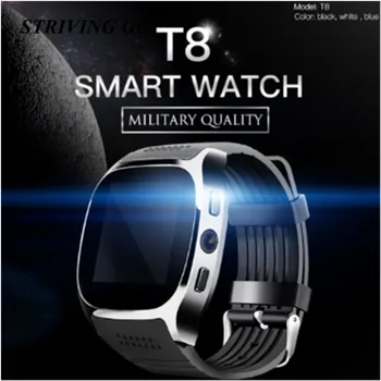 

2020 T8 Bluetooth Smart Watch With Camera Whatsapp Support SIM TF Card Call Sports Smartwatch For Android Phone PK Q18 DZ09