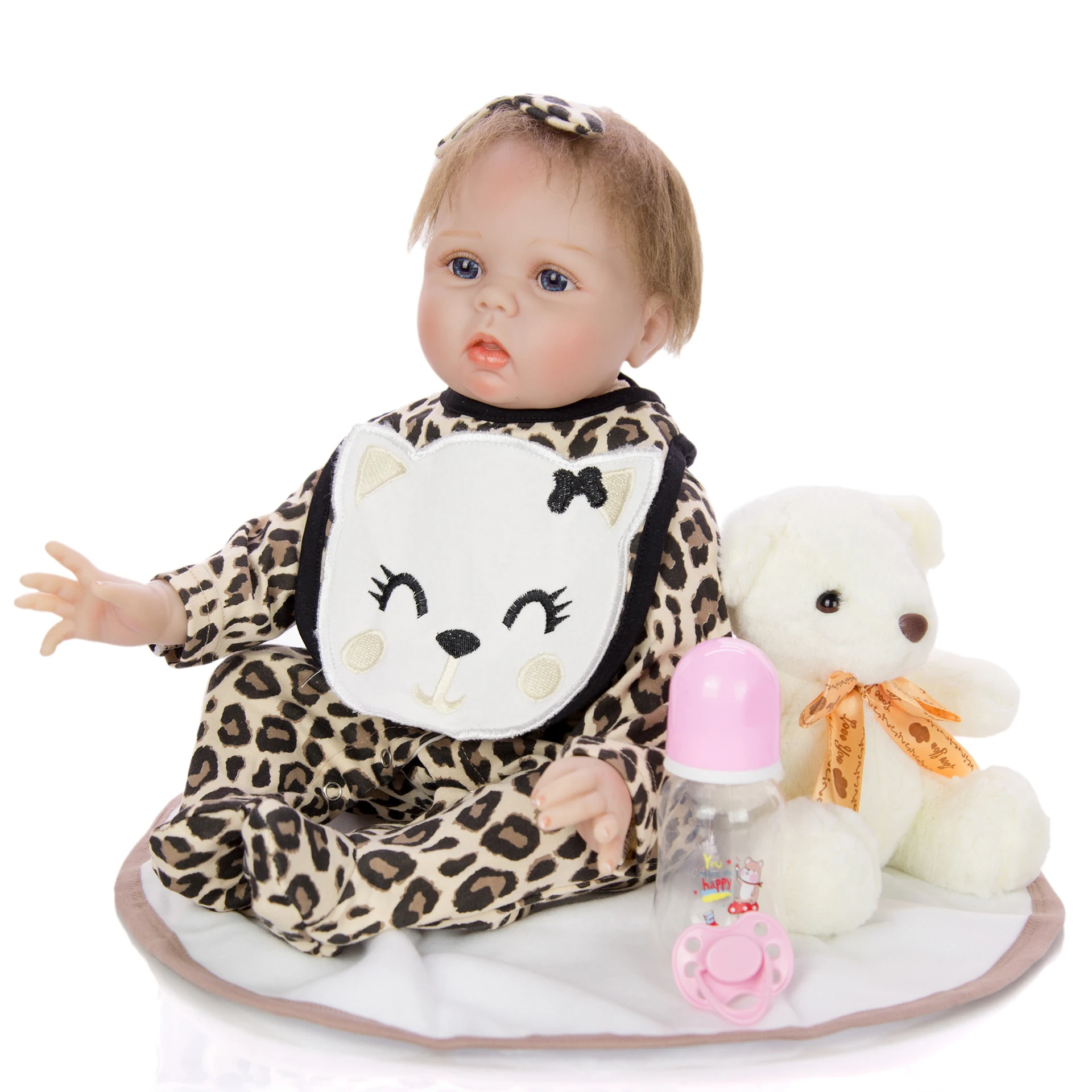 Bebe reborn dolls для девочек 55 см Силиконовая Кукла reborn baby doll l. o. l Реалистичная кукла для маленьких мальчиков boneca сюрприз подарки NPK