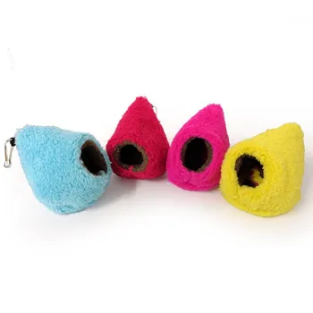 

Small Pet Play Rest Supplies Small Pet Conch Hanging Sleeping Nest Warm Cotton Sponge Material Soft Comfortable Hamster Totoro