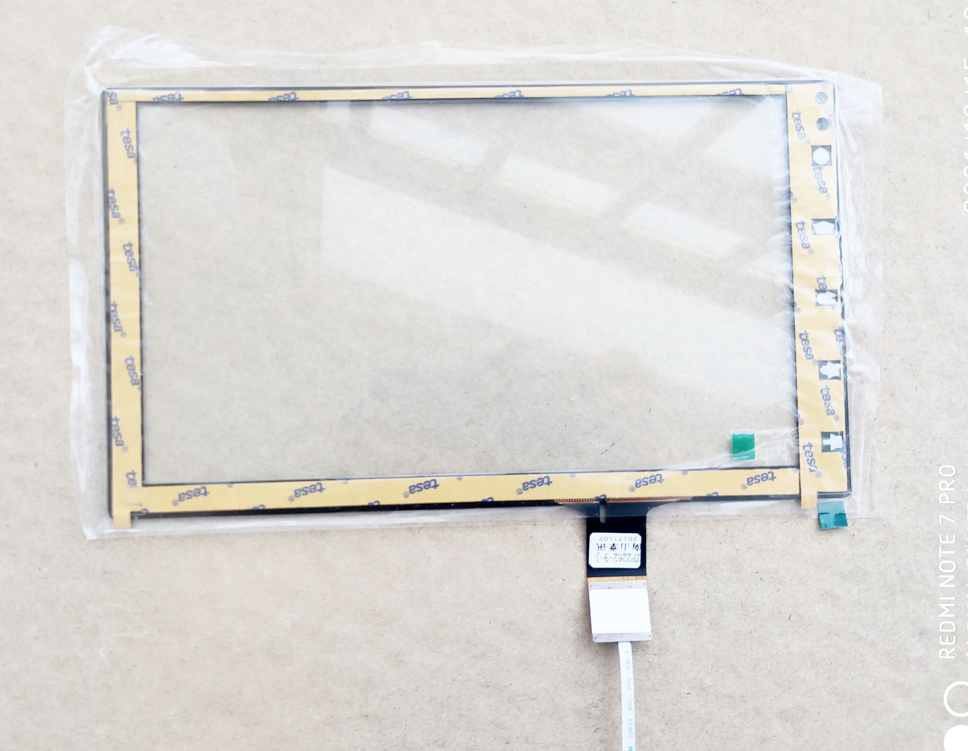 Polegada Capacitivo Touch Screen Sensor Digitador Paenl Vidro 224*129 mm para Toyota Prodo Gt911 6pin Zp2262-9 Zp22620 Jts227090 9 - Imagem 3