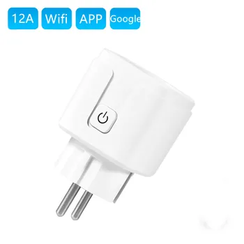 

Wireless Smart Plug Socket WiFi Control Smart Socket Works with Dohome Apple Google Assistant Amazon Alexa Voice Control