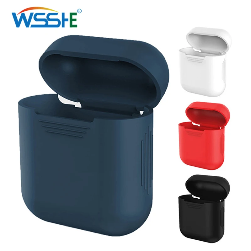 

Silicone Case For Airpods Luxury Protective Cover Earphone Case For Apple Airpods Cases Shockproof Bags Headphone Accessories