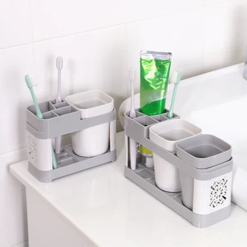 

Creative Modern Toothbrush Cup Holder Toothpaste Toothbrush Suits Wash Cup Set Bathroom Couple Mouth Cup Simple