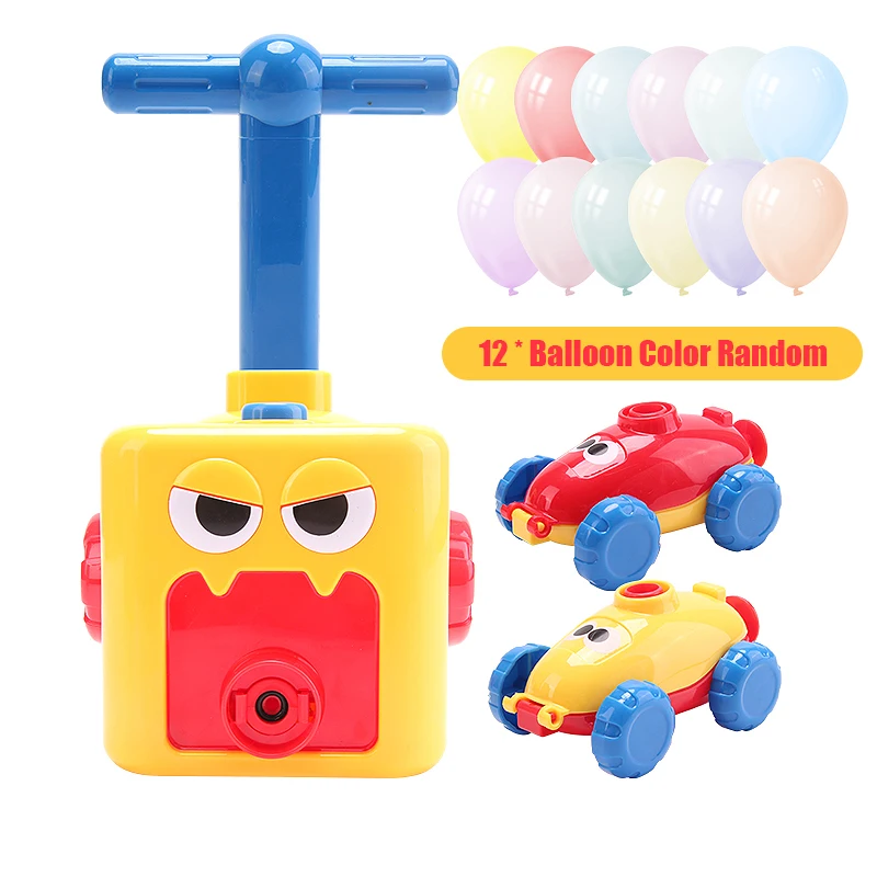 

Inertial Power Balloon toy car Education Science educational toy cars toys for boys toys for children Gift Kids Car Toy 1/32