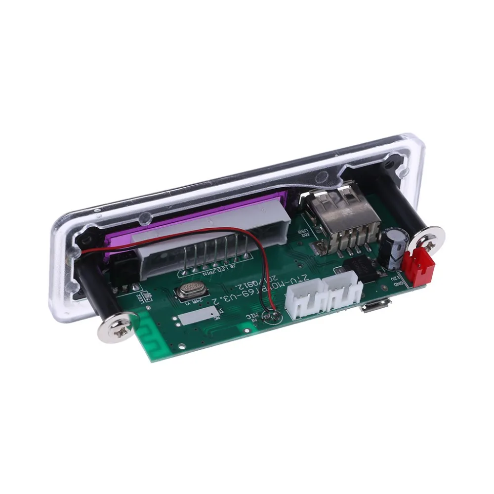 1 комплект автомобиля Bluetooth MP3 WMA декодер доска 12 в беспроводной аудио модуль USB TF радио