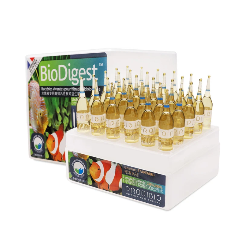 large aquarium decorations Prodibio BioDigest Fish Tank PRODIBIO Aquarium Care Bacterial Solution Fish Tank(Buy 3 boxes get 5 free) betta fish accessories