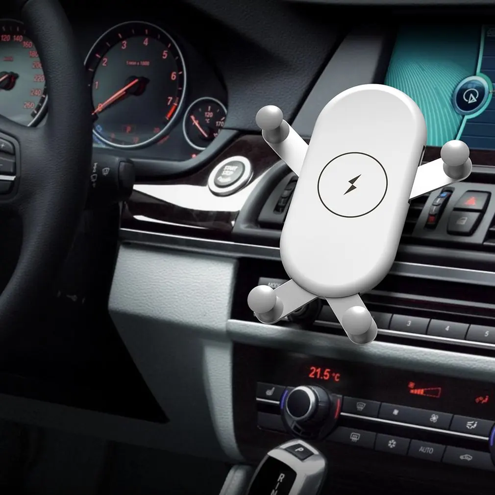 

QI Intelligent Control Car Wireless Charger Gravity Induction Automatic Wireless Charging