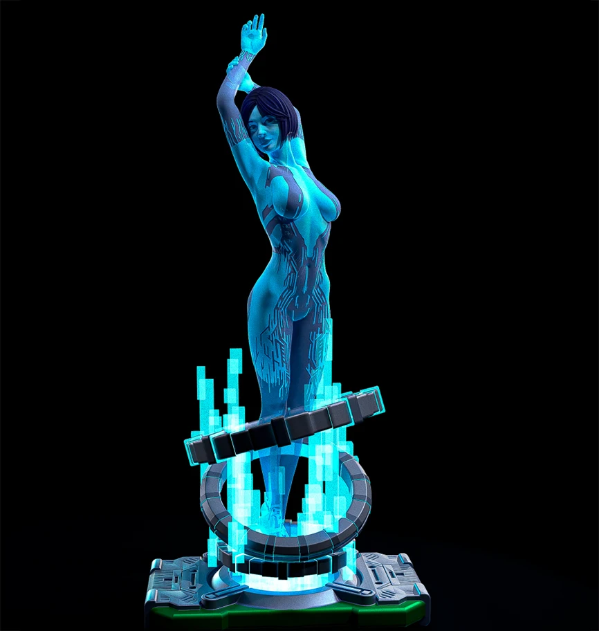 1/24 75 мм 1/18 100 модель из смолы космическая Женская фигурка солдата скульптура