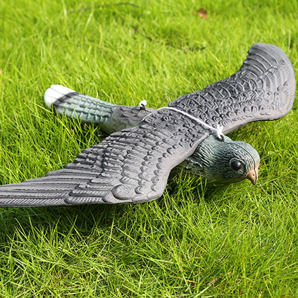 

3 PC Garden Decoration Artificial Flying Hawk Fake Bird Hunting Decoy Scarer