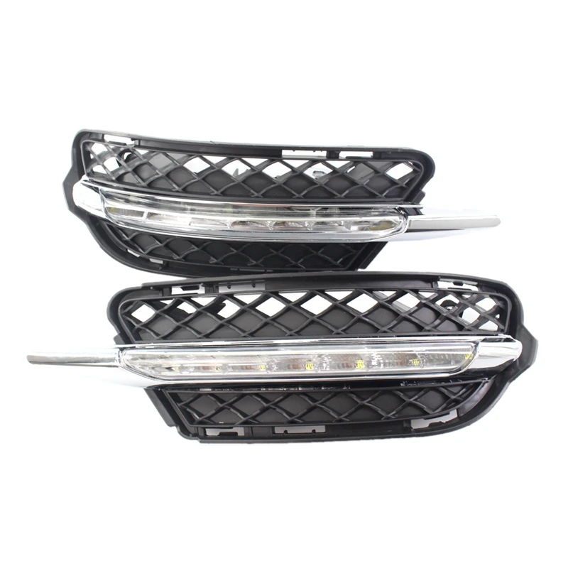 

Modified bright fog lamp special LED day Line lamp Grille kit for Mercedes S-class W221 08-13 years oe: 2218201756 2218201856 22