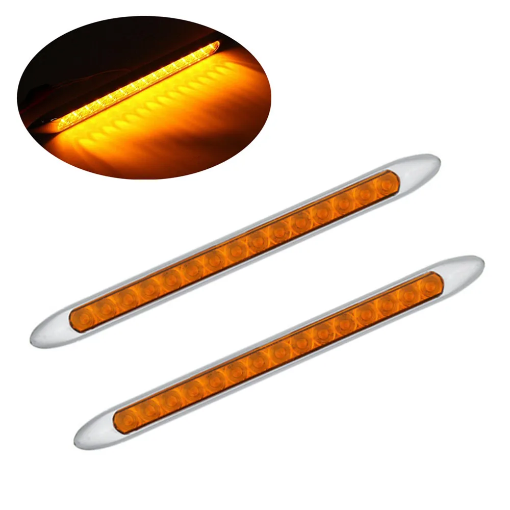 

2PCS 15LED Tail Trailer Lights 24 Volt Truck Turn Brake Light Side Marker Lights Stop Signal LED Rear Lights For Trailer
