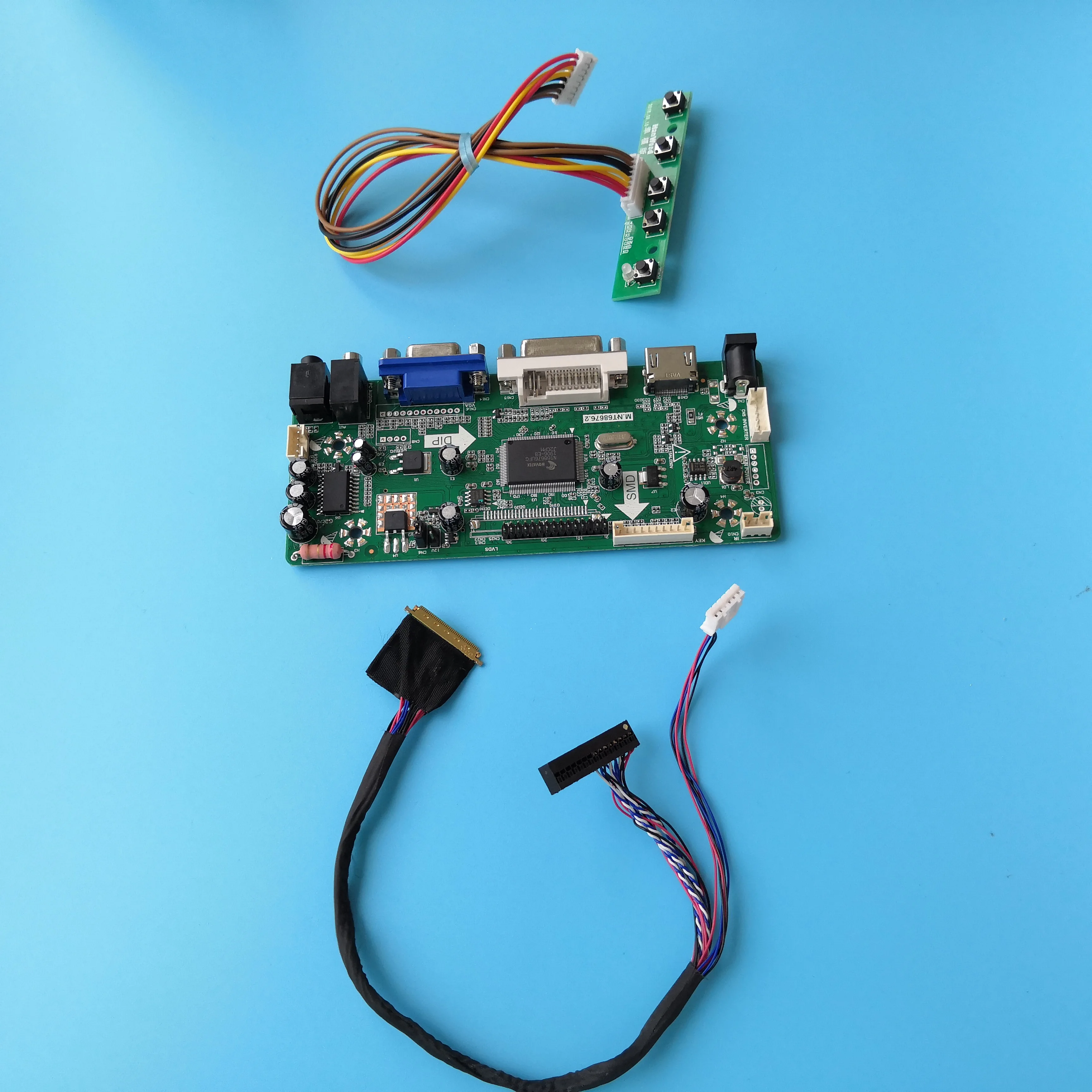 Комплект для LM230WF5-TLD3 40pin LVDS 2" DVI панель плата контроллера светодиодный ЖК дисплей 1920X1080HDMI VGA Аудио карта DIY экран монитор