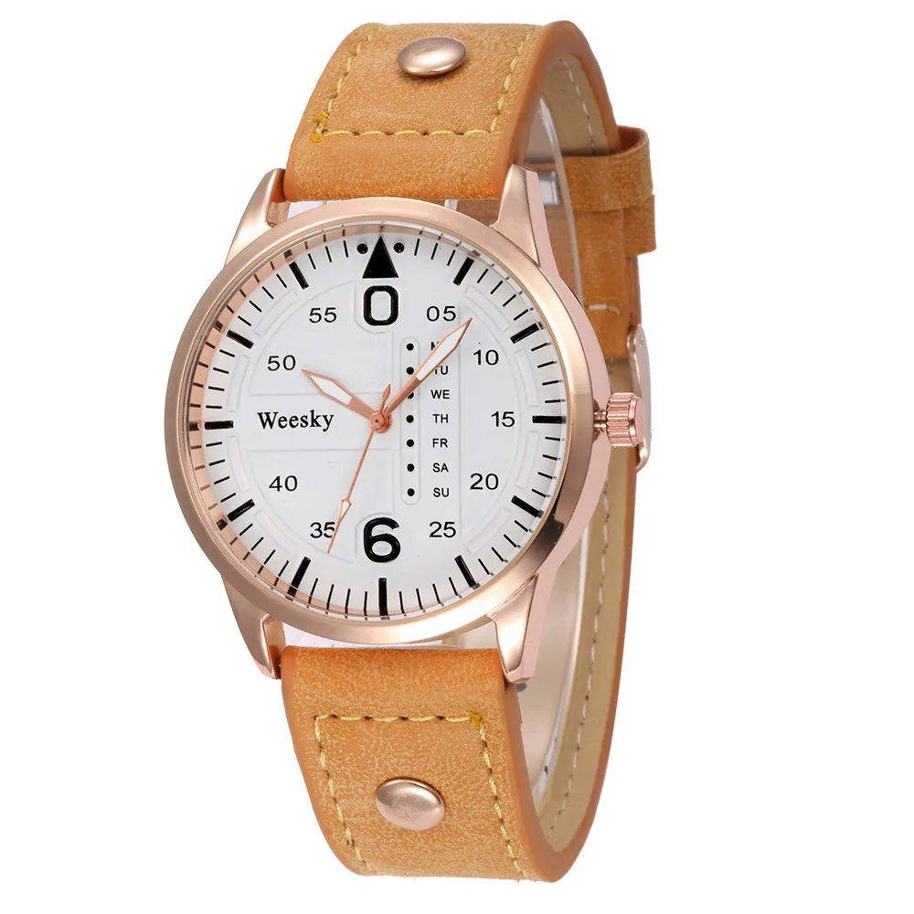 

2020 Cool Military Leather Band Men's Sport Watches Business Quartz Wrist Watch relogio masculino support Dropshipping #91750