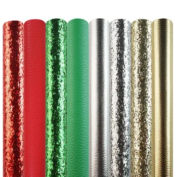 

8 Pcs Christmas Decoration Leather Materials Suit for DIY Kids Craft Gift