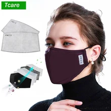 Хлопок PM2.5 черная маска для рта Анти-пыль маска фильтр с активированным углем ветрозащитный Рот-муфельные бактерии доказательство маски для лица для защиты от гриппа уход