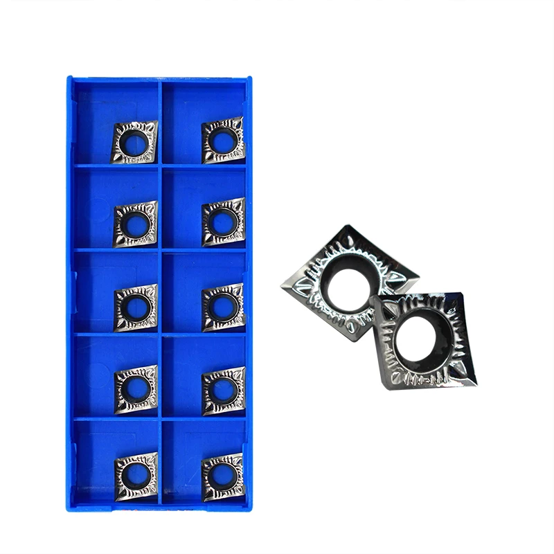 

CCGT09T302 AK H0110PCS Aluminum Cutter Blade Insert Cutting Tool Turning Tool CNC Tools AL +TIN Alloy wood