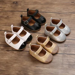 Chaussures de princesse à semelle souple pour bébés filles de 0 à 1 ans, semelle extérieure, élément de mode, printemps et automne, 2022 