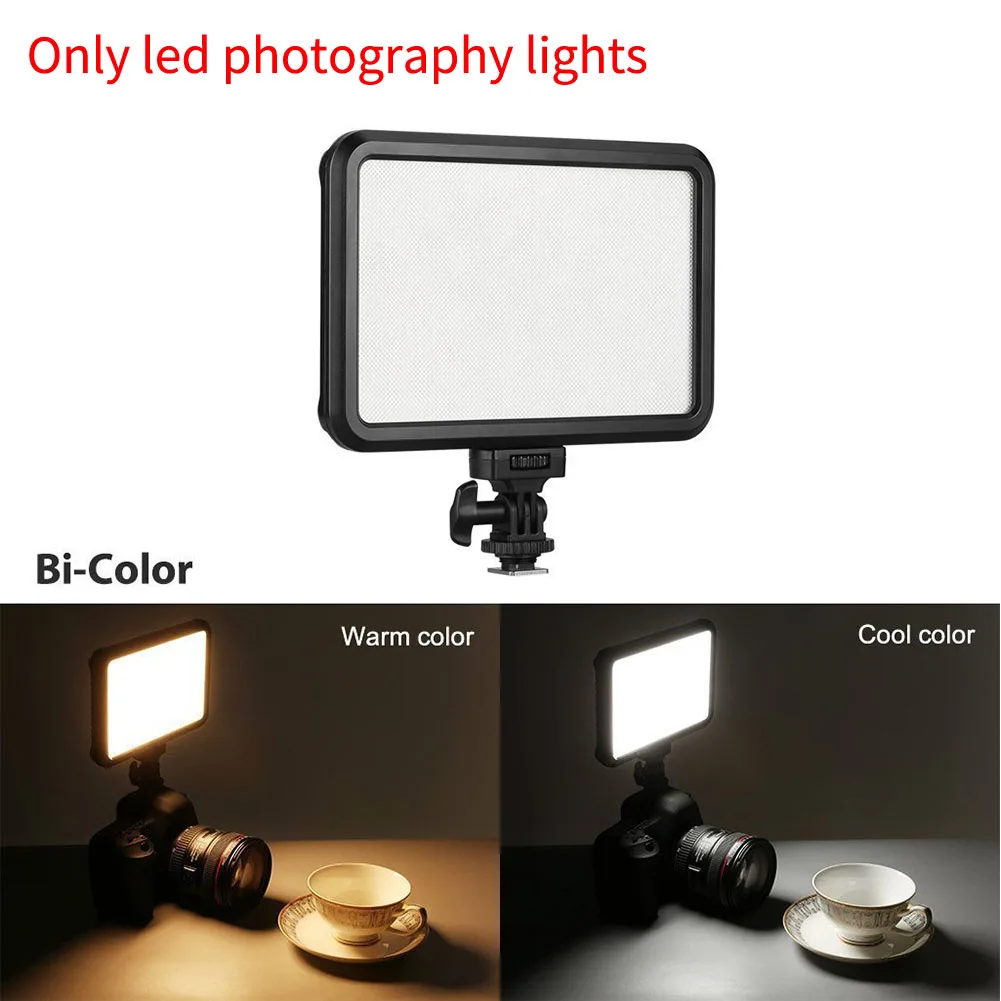 

Dimmable Ultra Bright For Studio 12W Battery Powered LED Video Light Universal DSLR Camera 1200LM Photographic Equipment